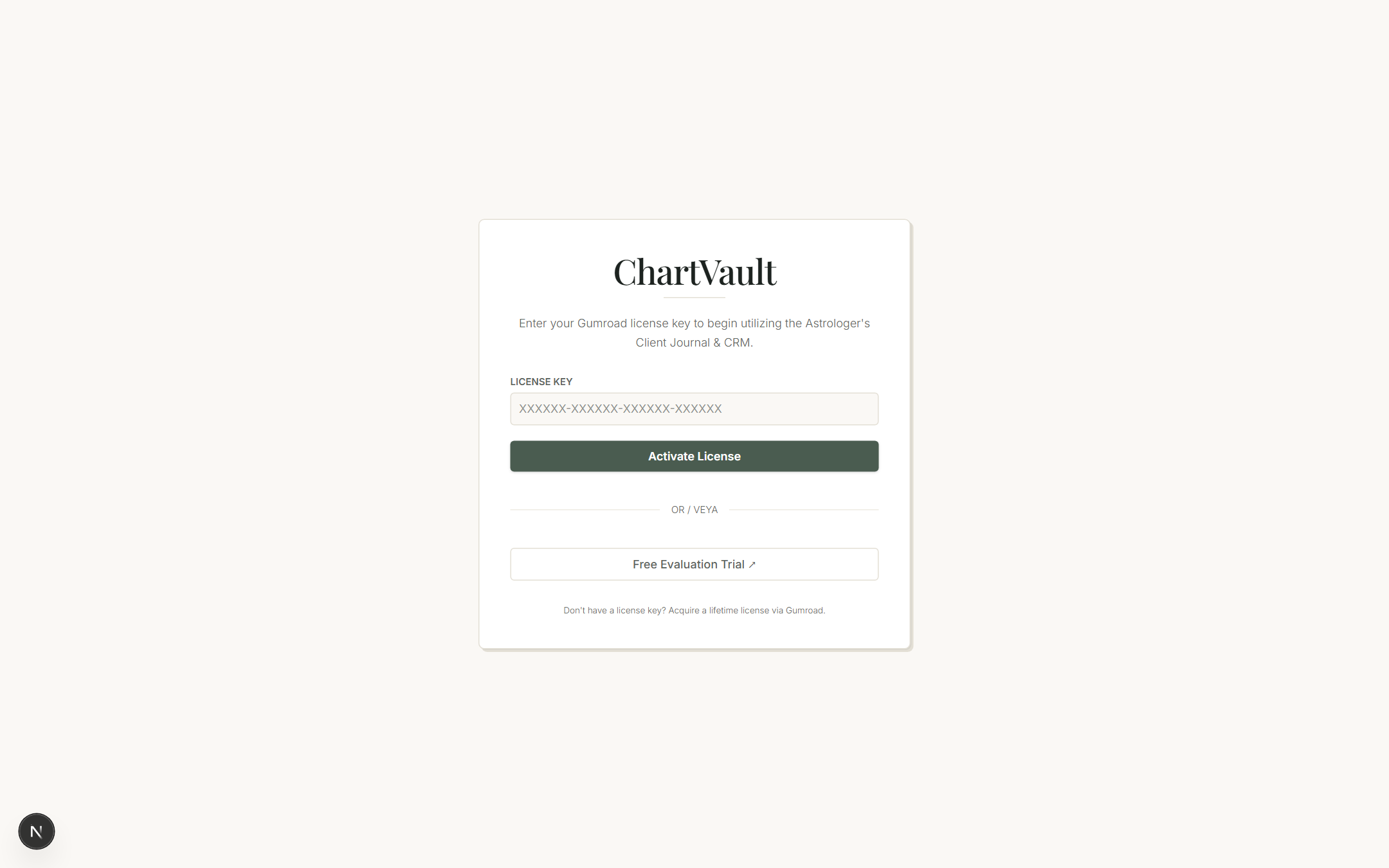 ChartVault — welcome